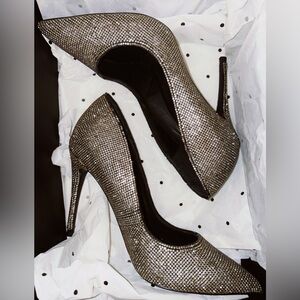 Steve Madden Sparkly Rhinestone Heels